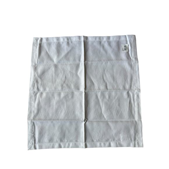 NWT Waterford Crystal formal MAEVE napkins white with design 21”x21” set of 12 - Picture 15 of 16